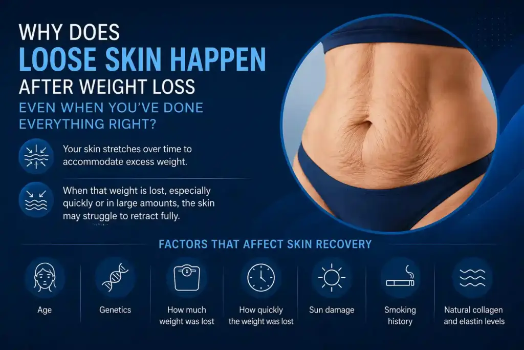 Why Does Loose Skin Happen After Weight Loss Even When You’ve Done Everything Right Folkestone?